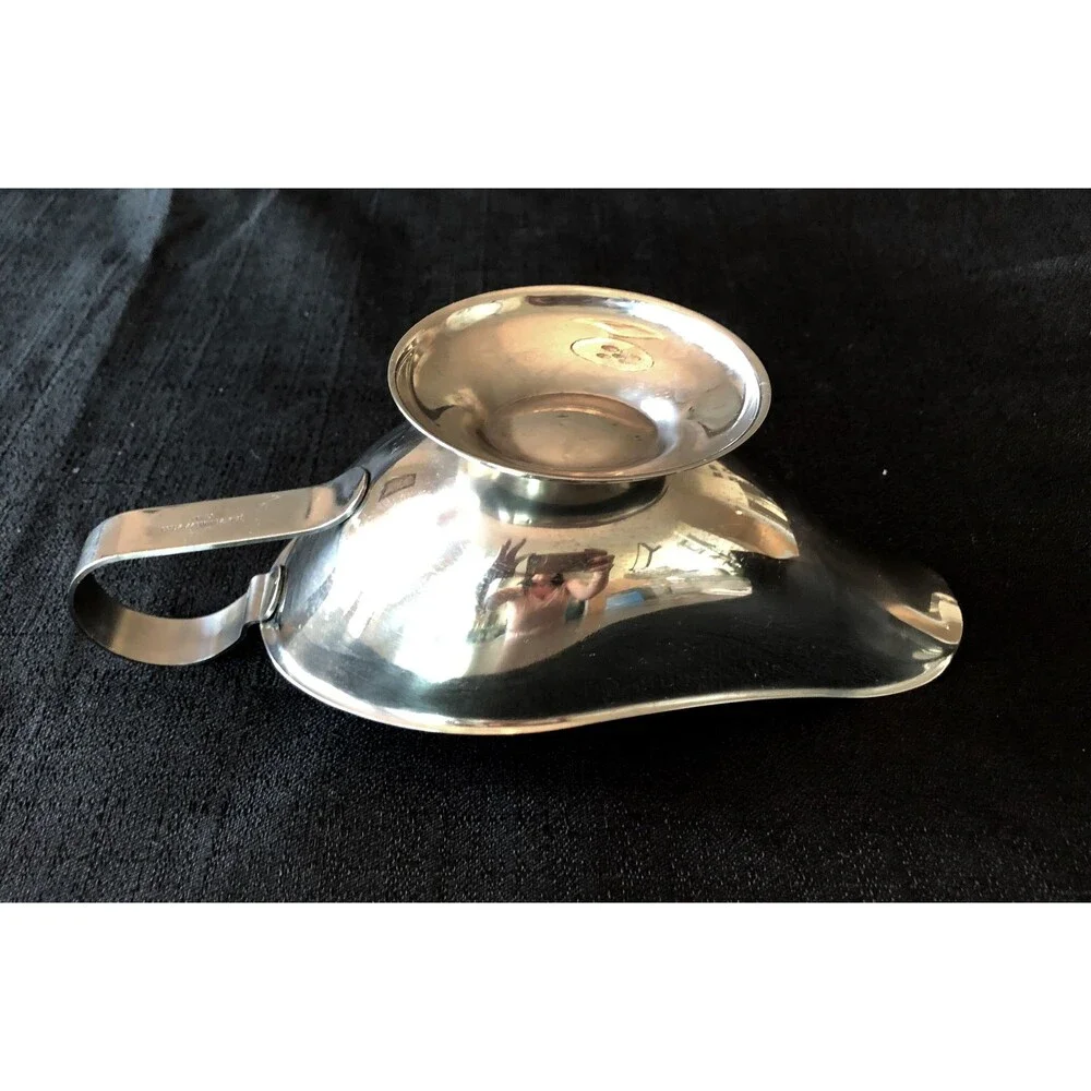 Stainless Steel / Silver Gravy Boat, Vintage, Lovely Condition, Stunning!